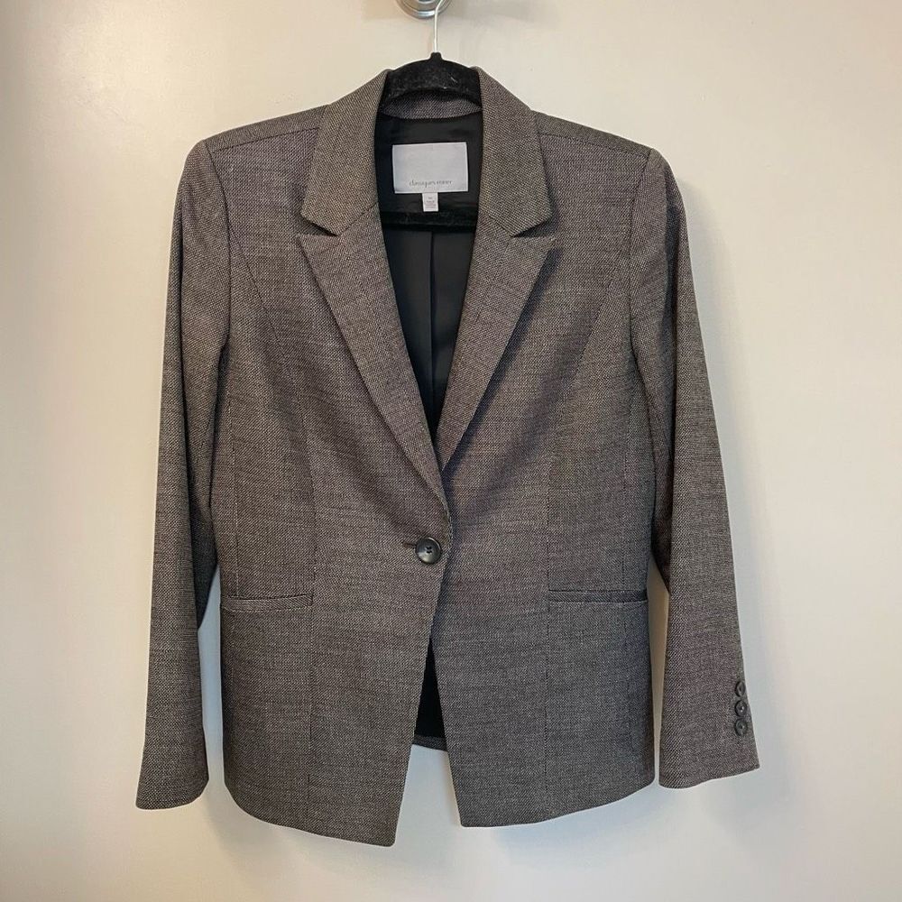 Classigues Entier Women Blazer 51% Viscose 47%Virgin Wool Sz 10